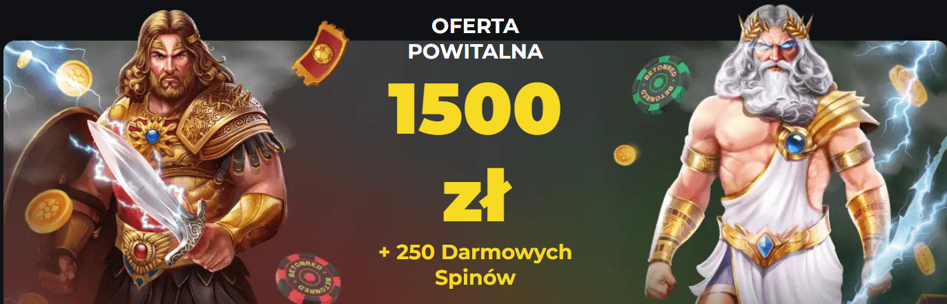 Betonred Casino Banner - Promocje i Gry